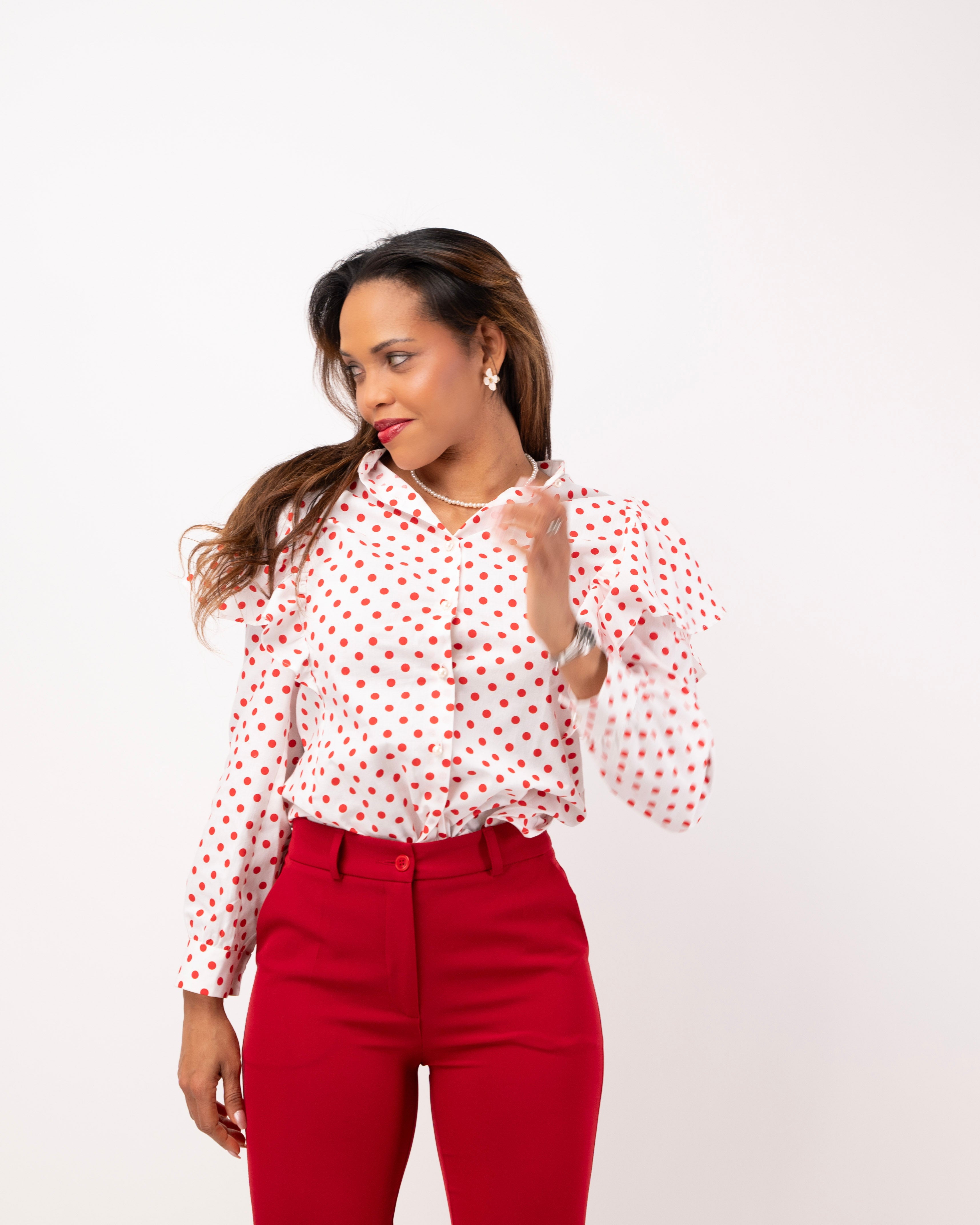 Camisa de Bolinhas