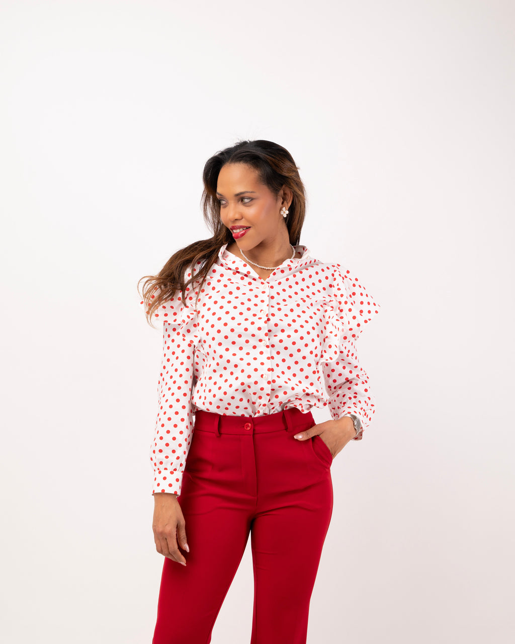 Camisa de Bolinhas