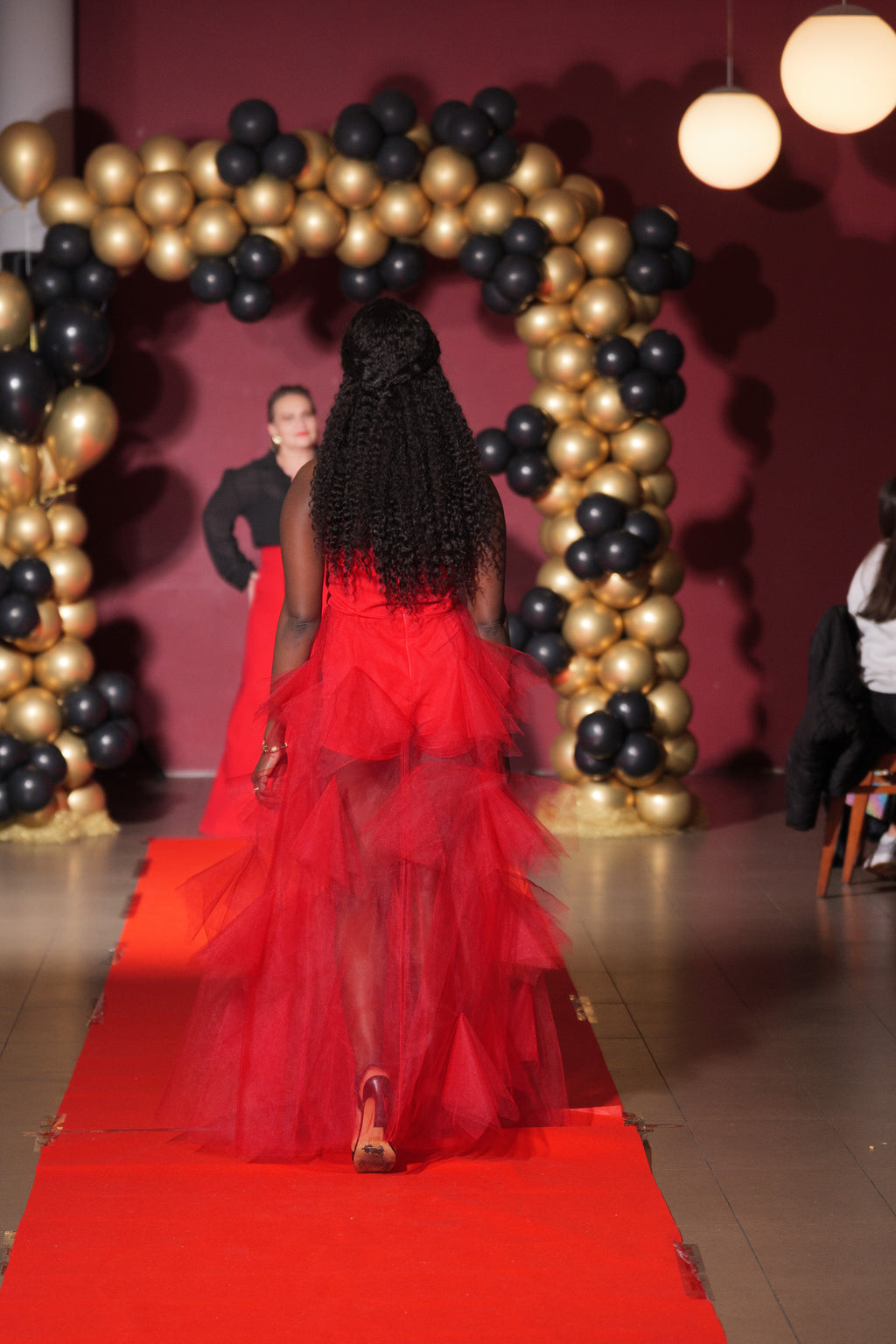 vestido de transparencias