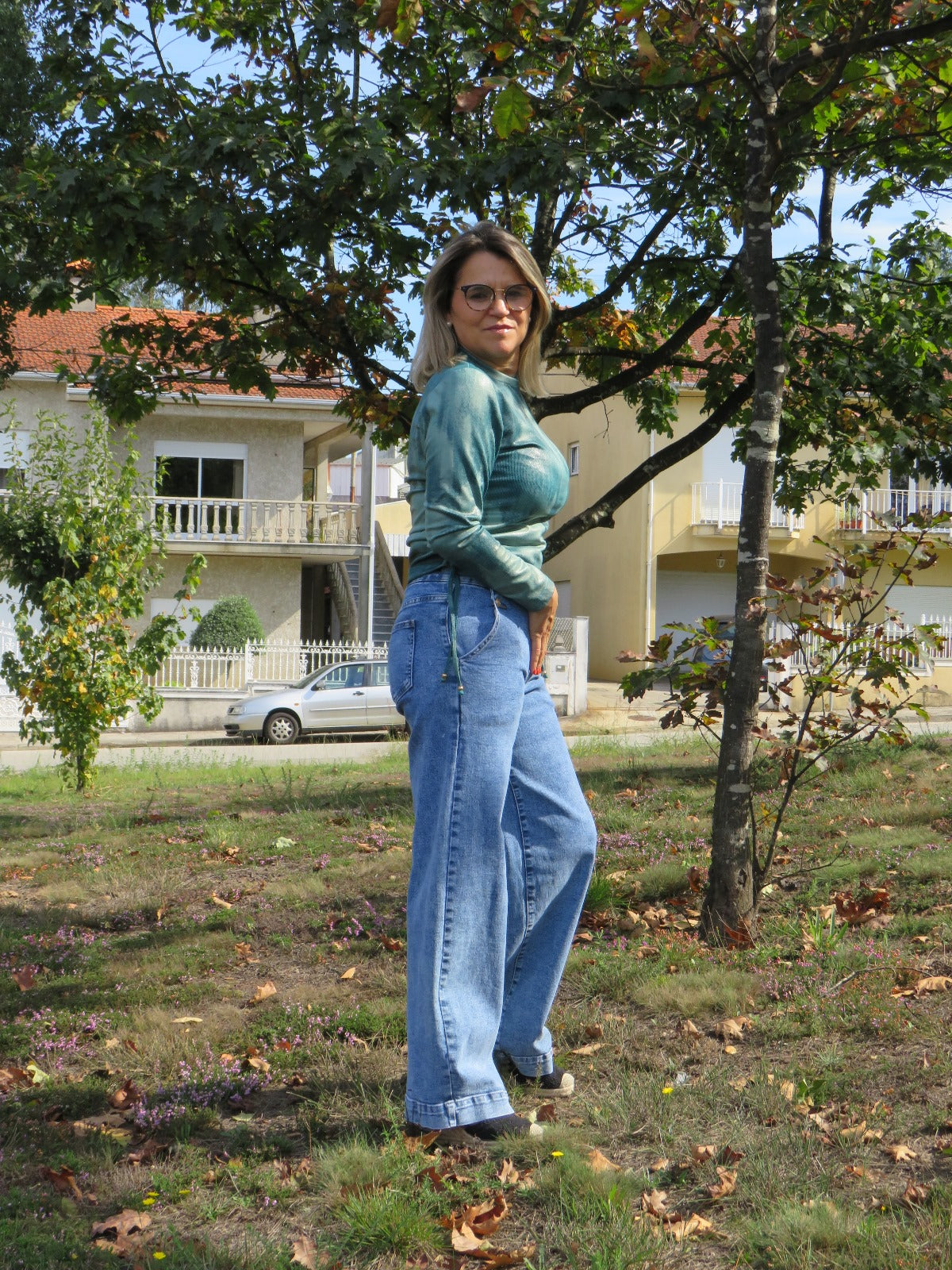 Calça de ganga Pantalonas